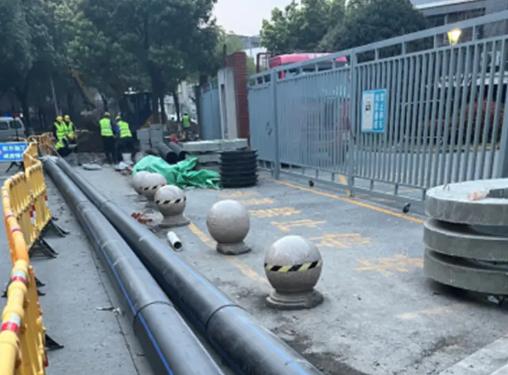 HDPE fistulae Jiangyin adiuvant copiam aquae municipalis transformationis et efficiens urbanam 